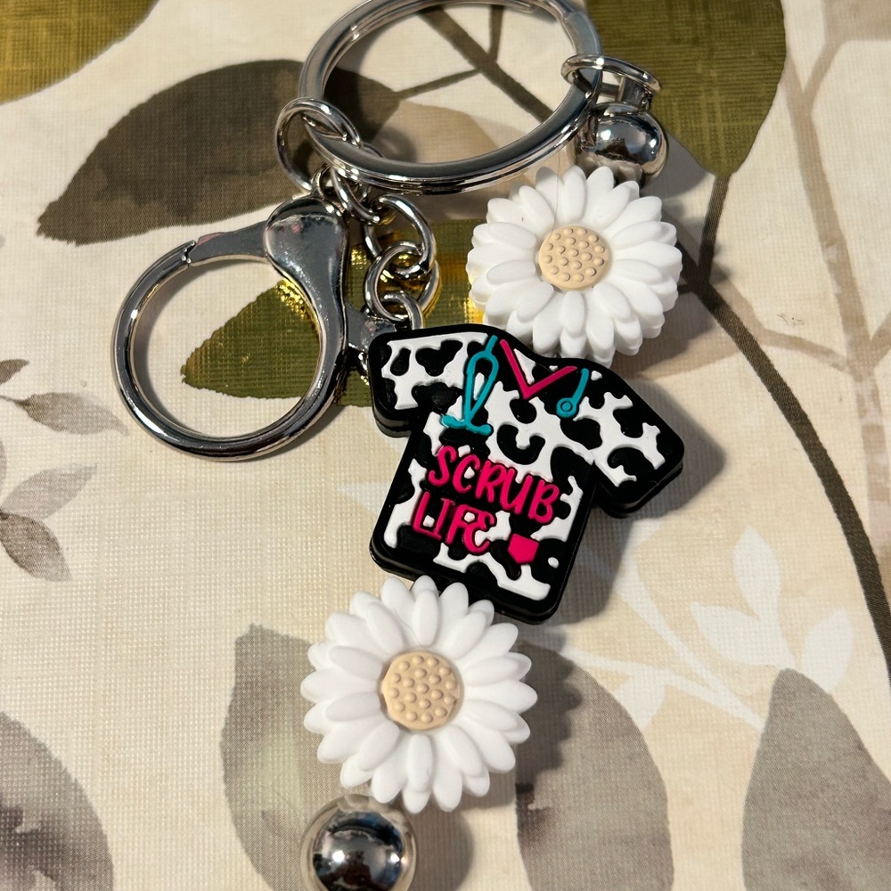 Scrub Life-Nurse Keychain
